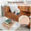Stackable Storage Bin with Hollow Handles Desktop Organizer Basket for Office Kitchen Bathroom 2