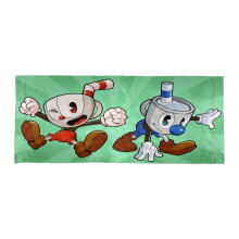 Cuphead Yoga mat is non-slip, light and easy to carry, healthy and environmentally friendly, can take parks, seaside, etc