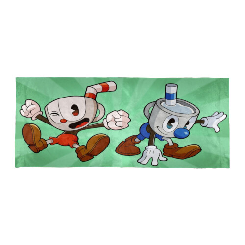 Το στρώμα γιόγκα Cuphead είναι αντιολισθητικό, ελαφρύ και εύκολο στη μεταφορά,
