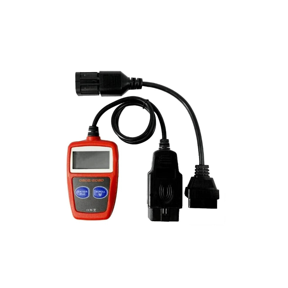 Obd Atv Motorcycle Connection Cable Obd2 To 8 Pin Diagnostic Adapter+Ms309 Obd2 Scanner Multilingual Light 9395123584201