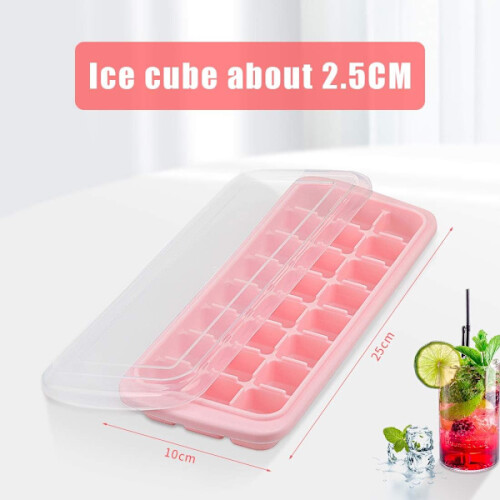 Silikon-Eisformen, 3er-Pack mit 24 Eiswürfeln 1