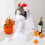 Έκπτωση για το Halloween! Στολίδι Avtoify με νεκροκεφαλή και κρίκους μαλλιών για το 1