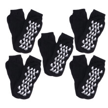 5 paar antislip yogasokken, comfortabele balletsokken voor dames met print, geschikt voor ouders en kinderen, heren