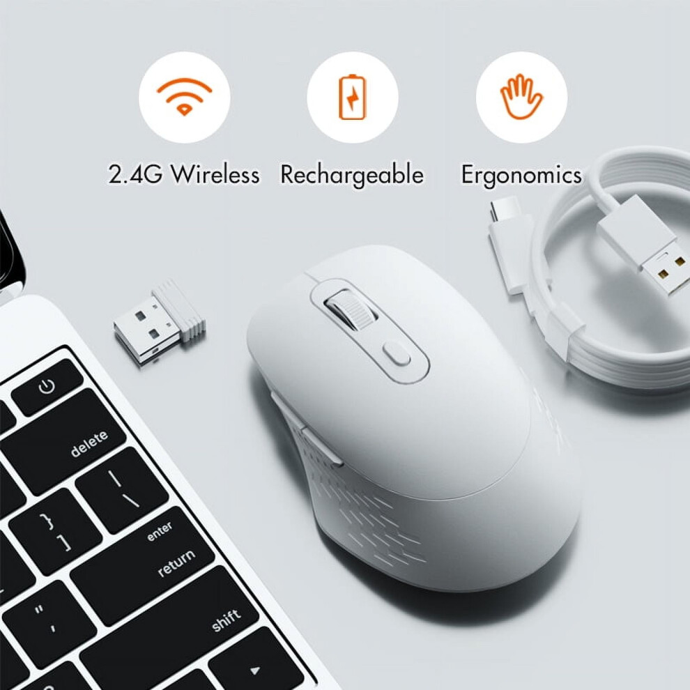 Wireless Mouse Gamer Wirelesss Computer Ergonomic Rechargeable Mause For Portable Desk Gaming Office Accessories Support Laptop 9395123687254