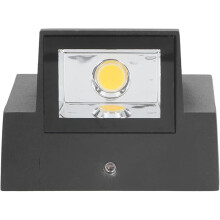 Applique murale Yosoo, étanche IP67, LED 90-265 V, éclairage décoratif extérieur pour jardin, terrasse, garage, porche (lumière blanche)