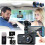 Wireless Android Auto Screen 4" Full HD Touchscreen w/ 4K Dash & Backup Cam | Compatible with ABS, Black, Akmoler 3