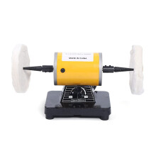 Dual Wheel Jewelry Polishing Machine 110V 200W Variable Speed Bench Dental Polisher Lathe
