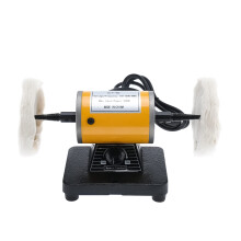 Jewelry Polisher with Variable Speed Control, Dual Wheel Bench Grinder for Metal, Wood and Silver