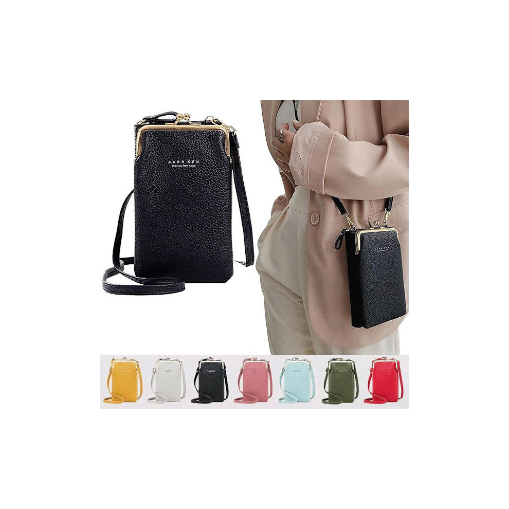 Mobile Phone Bag With Shoulder Strap / Handbag - Choose Color Red 9071309630886