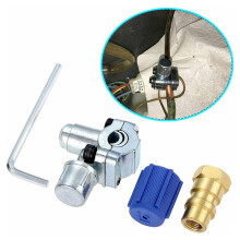 Sufanic A/C Retrofit Valve & BPV31 Bullet Piercing Tap Kit for Refrigerant R12 R22 R134A
