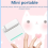 C19 Mini Printer Portable Thermal Printer Photo Pocket Thermal Label Printer 58mm Printing Bluetooth Android IOS 5