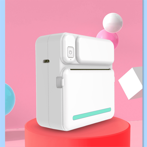 C19 Mini Printer Portable Thermal Printer Photo Pocket Thermal Label Printer 58mm Printing Bluetooth Android IOS 2