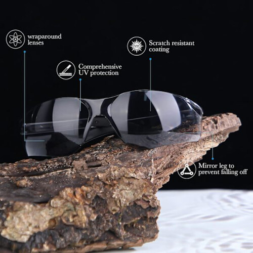 20 pcs Safety glasses UV scratch resistant glasses polycarbonate 2
