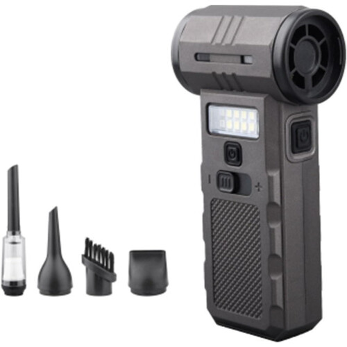 Cordless Air Duster with LED Light, Adjustable Speed, USB Rechargeable Computer and Keyboard Cleaner 1