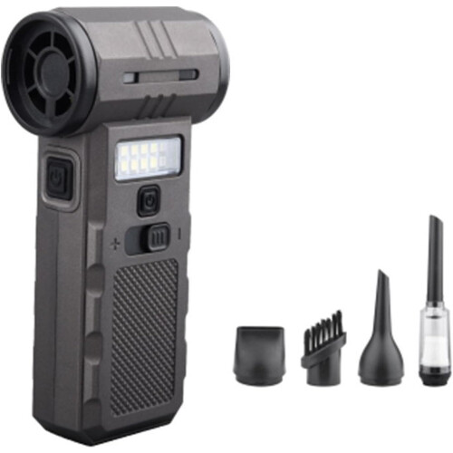 Cordless Air Duster with LED Light, Adjustable Speed, USB Rechargeable Computer and Keyboard Cleaner 2