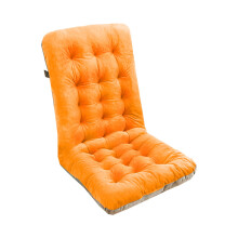Coussin de sol capitonné 45 x 100 cm, coussin de siège à bascule antidérapant avec dossier haut, compatible avec les chaises de salon et de