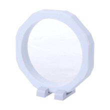 3D Flytande Ram Skuggask Display Myntlåda Smyckesdisplay med Bas 12,8 cm Diameter (Vit)