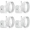Compatibel met iPhone-oplader - Snellader - Adapter + Kabel 20W USB-C Wit 4-pack 1