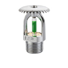 Upright Fire Sprinkler Head 93C DN15 1/2 Inch Quick Response Chrome Plated for Kitchen