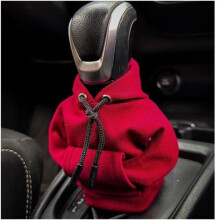 Kapuzenpullover mit Schalthebelabdeckung, rot