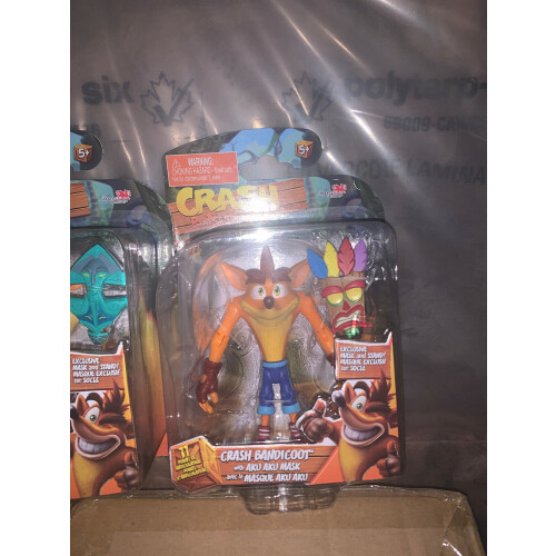 Crash Bandicoot5” Figurki akcji Wave1Crash Set3Figures 1