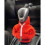 Kapuzenpullover mit Schalthebelabdeckung, rot 3