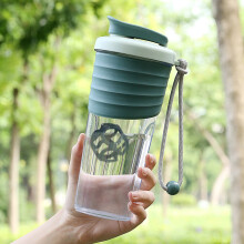 Clearance! Lssam 700ml Glass Water Bottle with Lid, Leakproof Protein Shaker, Portable Mixer for Gym, Workout, compatible with protein powders