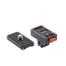 Suport cu eliberare rapidă pentru Insta360Ace Pro/Ace, adaptor magnetic din aliaj de aluminiu cu suport pentru trepied de 1/4"