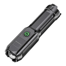 Tragbare Mini-Taschenlampe mit Akku, 1200 Lumen, 3 Modi, USB-aufladbar, Mini-LED-Lampe für Camping und Notfälle