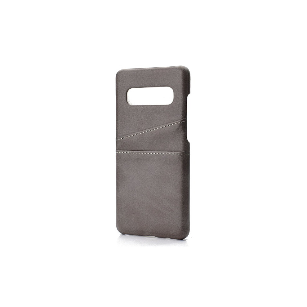 Compatible With Samsung Galaxy S10 - Stylish Case With Card Slot Grey 9425574734020