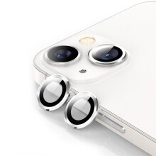 Cosantóir Lionsa Hat Prince atá comhoiriúnach le iPhone14/14Plus Gloine Tempered Airgid
