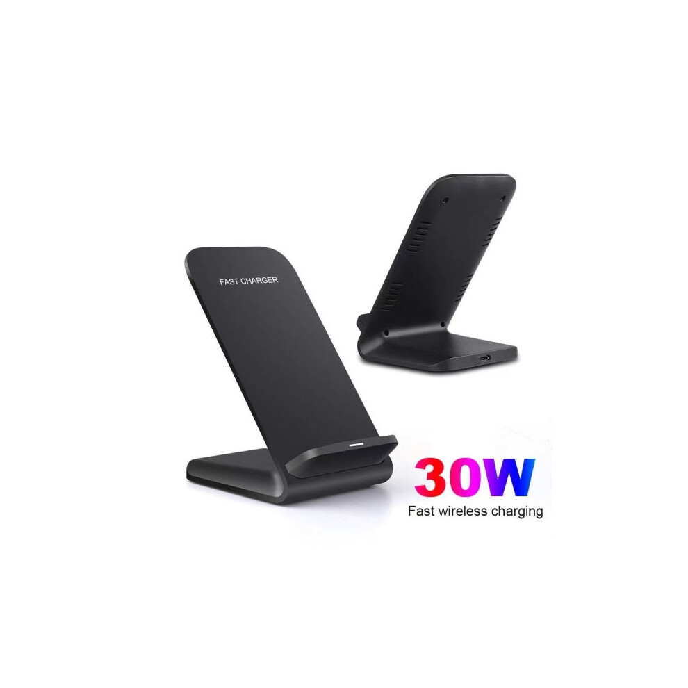 Ic Wireless Charger 30W - Compatible With Samsung - Compatible With Iphone - Fast Charging - Qi 30W Black 9425574734228