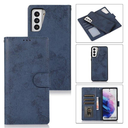 Compatível com Samsung Galaxy S21 Plus - Capa Carteira Profissional LEMAN Roxa 1