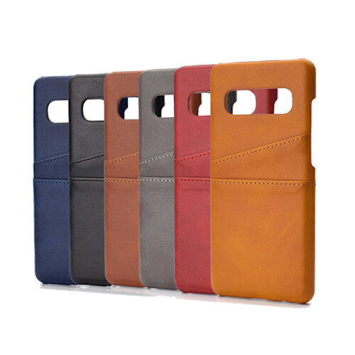 Compatível com Samsung Galaxy S10 - Capa elegante com compartimento para cartão, cor cinza 2