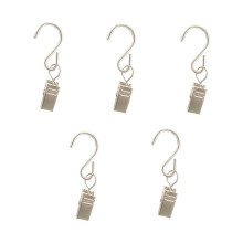 20 Pcs Hooks Hanger with Clips Curtain Drapery for Curtains Drapes Luces Para Fiesta