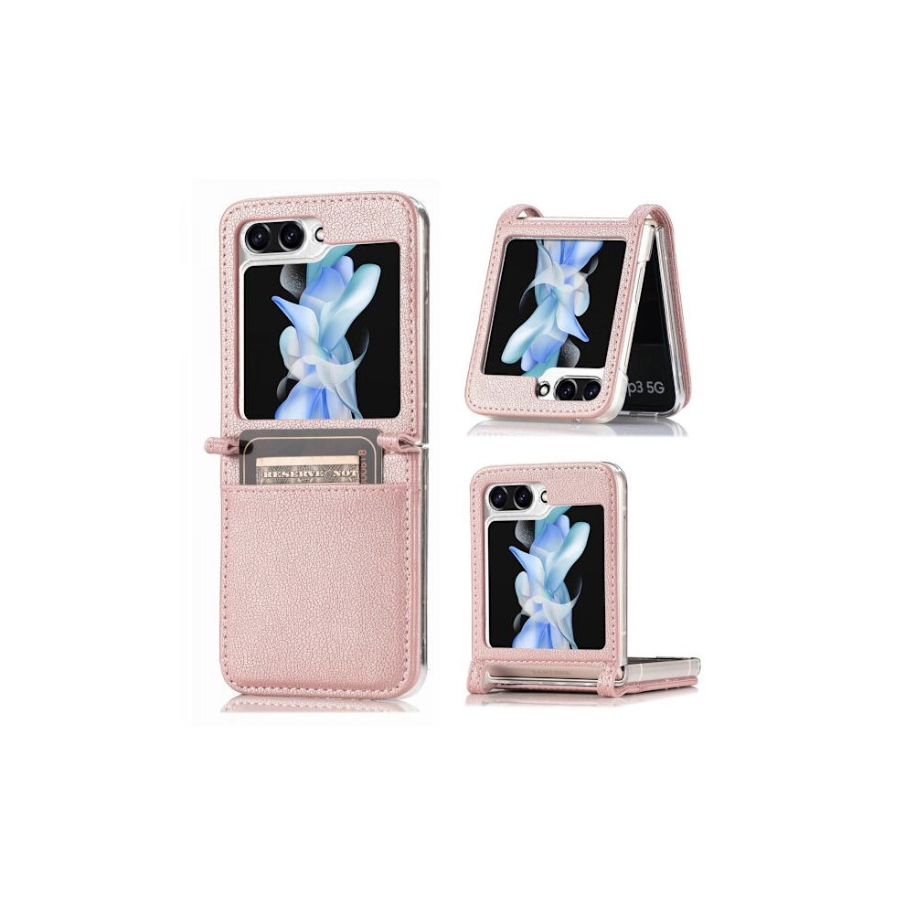 Slim Card Wallet Compatible With Samsung Galaxy Z Flip 7 Fe Pink 9425574734082