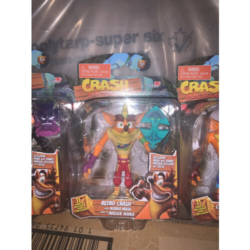 Crash Bandicoot5” Figurki akcji Wave1Crash Set3Figures 2
