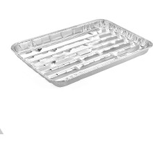 VeZee wegwerp aluminium braadpannen, groot formaat, geschikt voor ovens en grills - Gemakkelijk schoon te maken, ideaal om te bakken en te
