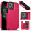 Compatível com iPhone 13 - Capa com porta-cartões em ouro rosa 4