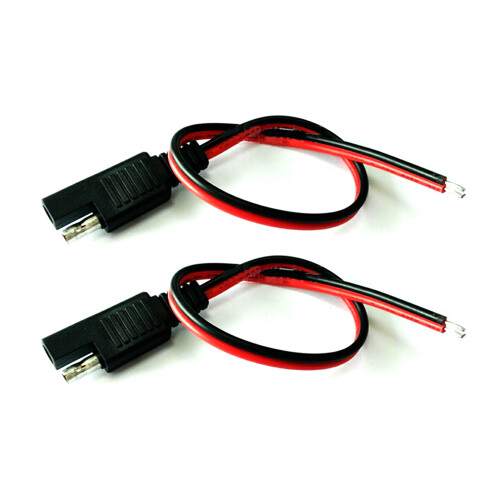 2PCS18AWG30CM10A Πάνελ ηλιακής μπαταρίας SAE Καλώδιο γρήγορης αποσύνδεσης SAE 2 ακίδων 1