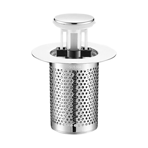 Baderomsavløpsplugg Messing Universal Stopper Proof Core Filter Med Hårsil 1