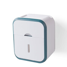 Multifunctionele tissuebox, toiletpapierhouder, wandgemonteerde waterdichte toiletpapierorganizer, opbergdoos voor de badkamer.