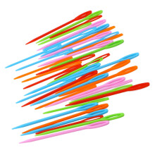 Eease 80Pcs Large Eye Sewing Needles for DIY Crafts (Mixed Colors)