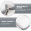 CD Bag 80 Capacity Disc Storage Organizer DVD Game Holder White Pp 2