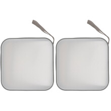 CD Bag 80 Capacity Disc Storage Organizer DVD Game Holder White Pp
