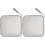 CD Bag 80 Capacity Disc Storage Organizer DVD Game Holder White Pp 1