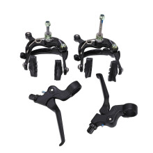 DEWIN Bike Brake Set,Aluminum Alloy Bicycle Brake Caliper Brake Lever Set for Folding Bike Modified Parts
