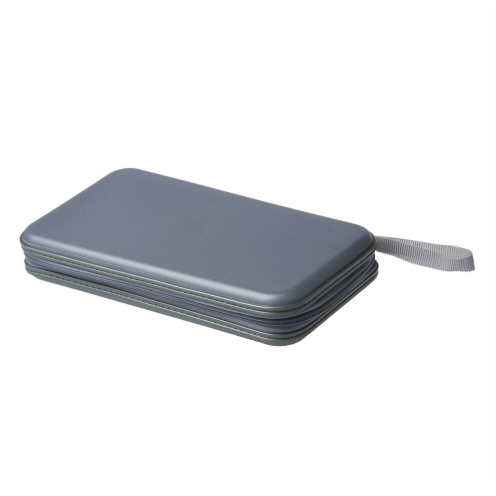 80 Disc Album Cd Dvd Carry Cover Case Wallet Storage Holder Bag Hard Box - Silver 9083649915714