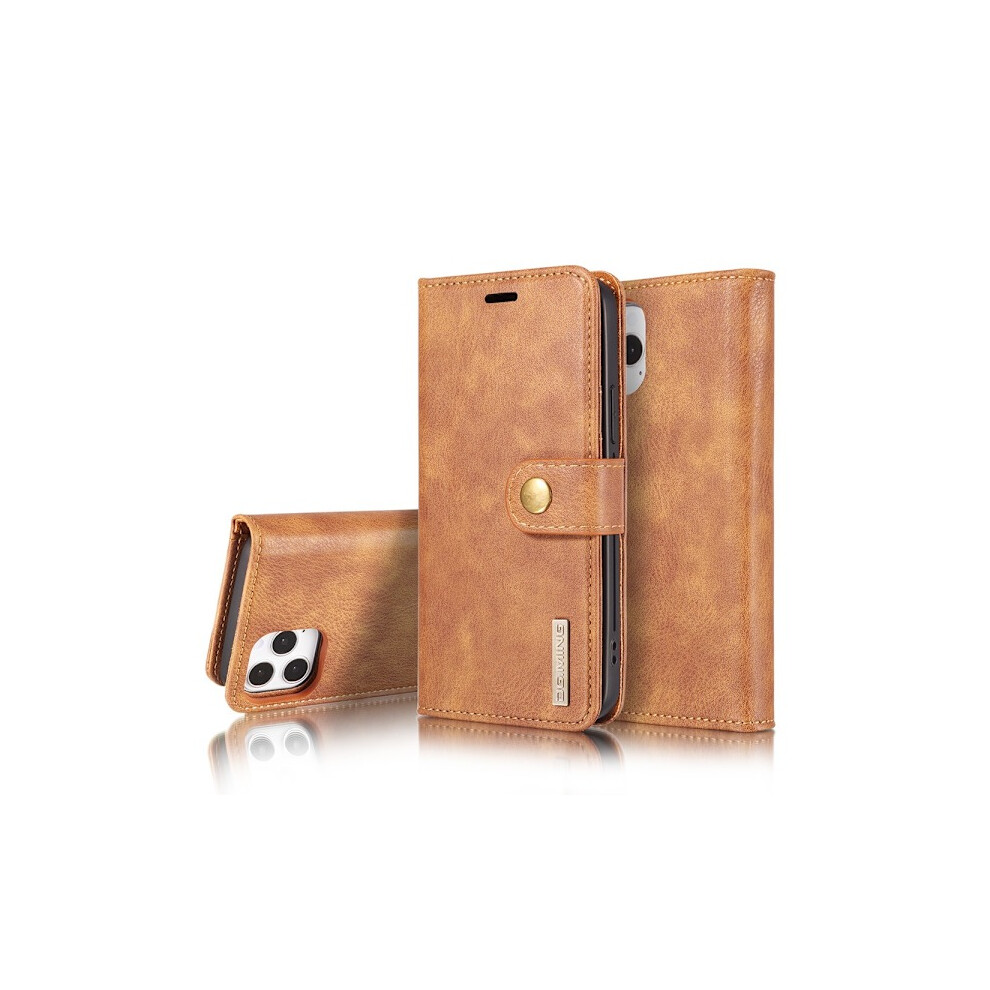 Dg.ming 2-In-1 Magnet Wallet Compatible With Iphone 13 Cognac Brown 9083649916537