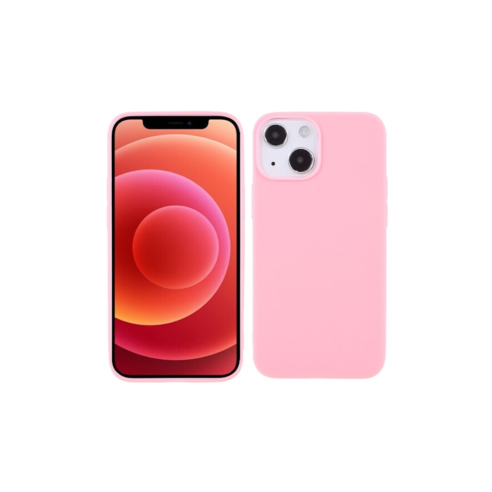 Compatible With Iphone 13 Mini - Matte Tpu Case - Light Pink 9083649916605